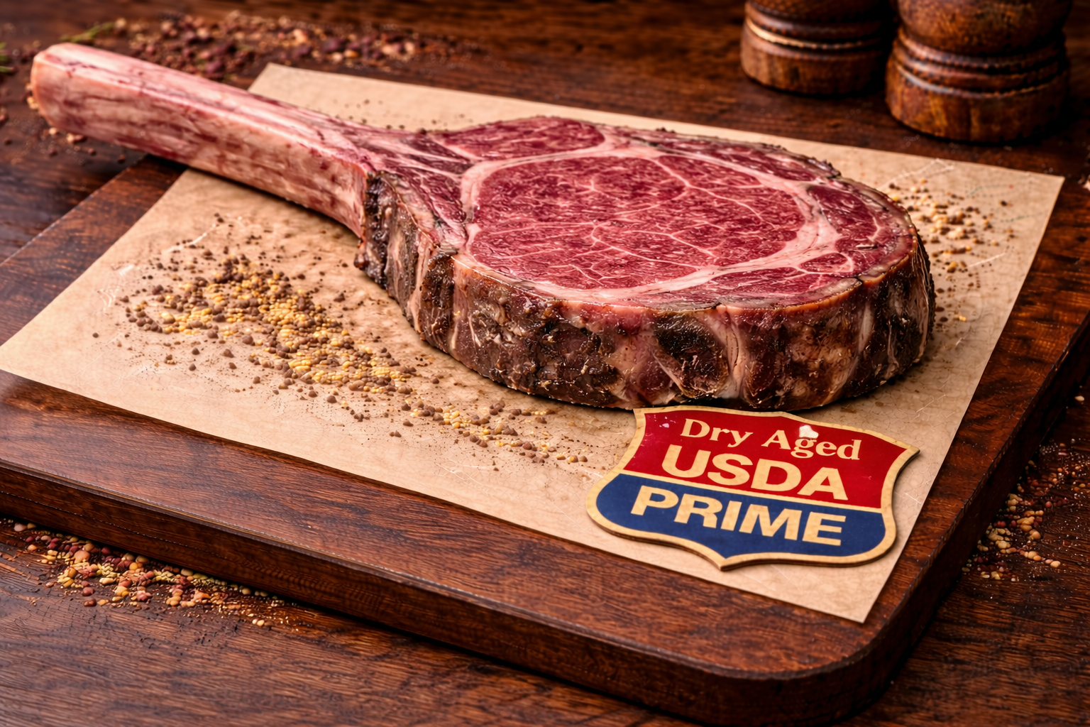 Usda Ribeye Rack Dry Aged USDA Prime Tomahawk Ribeye | Meatman