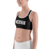 Meatman Women's Sports Bra Black - Image 2